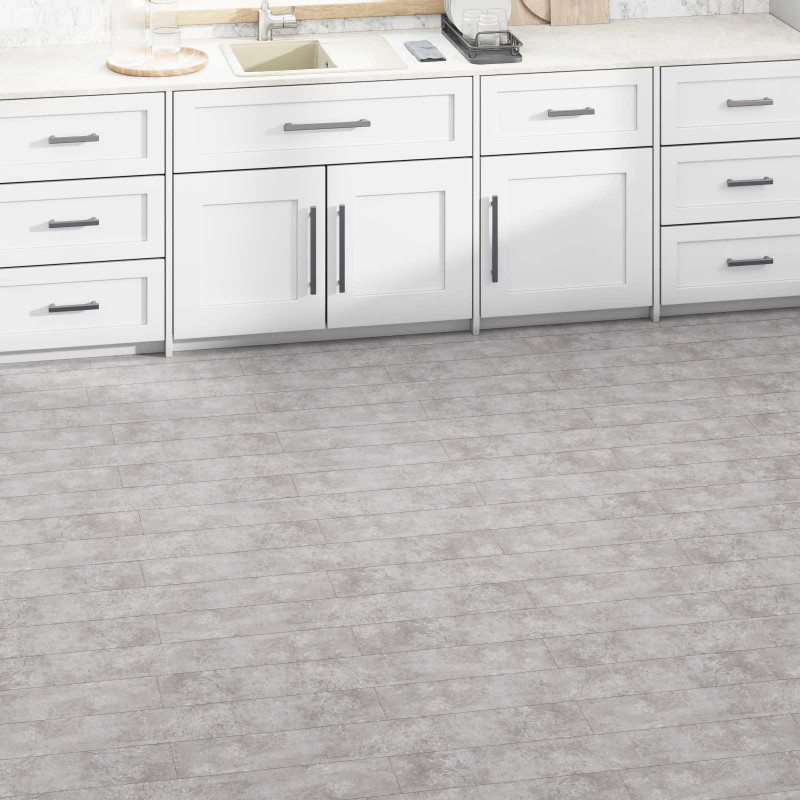 Deski podłogowe 36 pcs Ziemisty szary 5,02 m² PVC