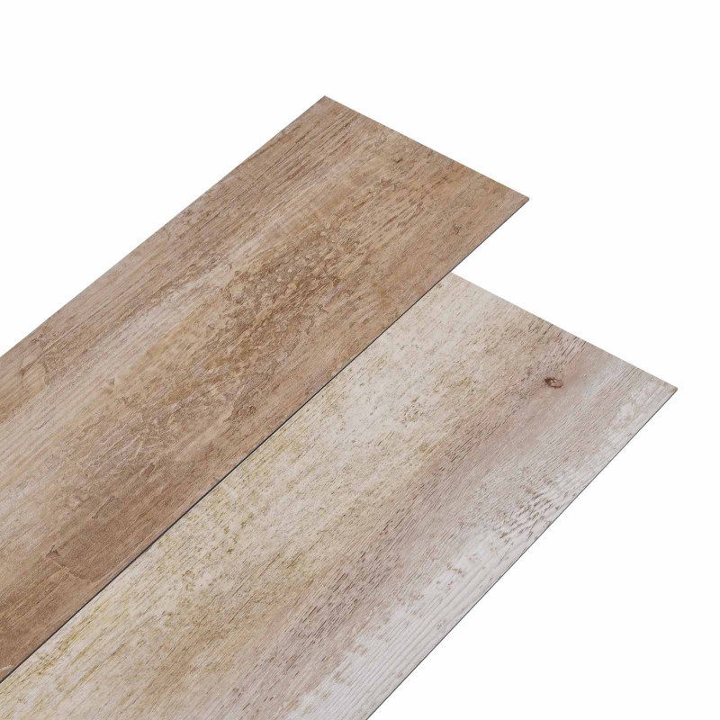 Deski podłogowe 36 pcs Brązowy 5,02 m² PVC