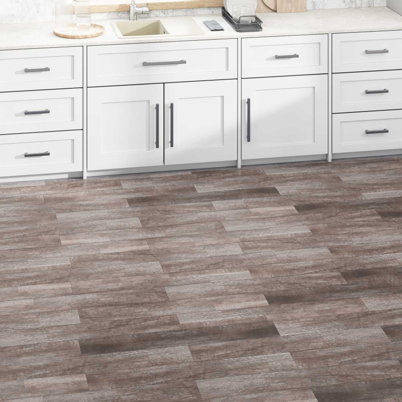 Deski podłogowe 36 pcs Brązowy 5,02 m² PVC