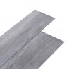 Deski podłogowe 36 pcs Szary 5,02 m² PVC