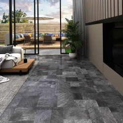 Deski podłogowe 55 pcs Szary 5,11 m² PVC