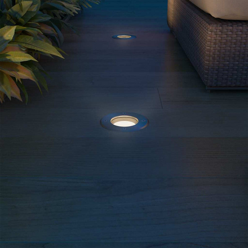 Lampy najazdowe LED 3 szt. okrągłe