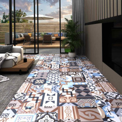 Deski podłogowe 55 pcs Wielokolorowe 5,11 m² PVC