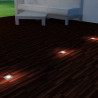 Lampy najazdowe LED 3 szt. kwadratowe