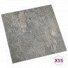 Deski podłogowe 55 pcs Szary 5,11 m² PVC