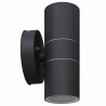 Lampy ścienne zewnętrzne, 2 szt., stal nierdzewna, góra/dół