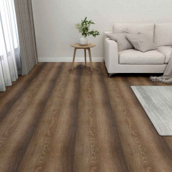 Deski podłogowe 55 pcs Brązowy 5,11 m² PVC
