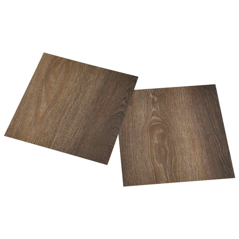 Deski podłogowe 55 pcs Brązowy 5,11 m² PVC