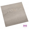 Deski podłogowe 55 pcs Ciemnoszary 5,11 m² PVC