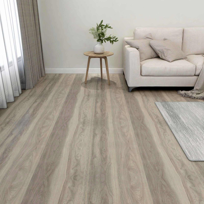Deski podłogowe 55 pcs Ciemnoszary 5,11 m² PVC