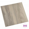 Deski podłogowe 55 pcs Ciemnoszary 5,11 m² PVC