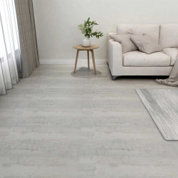 Deski podłogowe 55 pcs Jasnoszary 5,11 m² PVC
