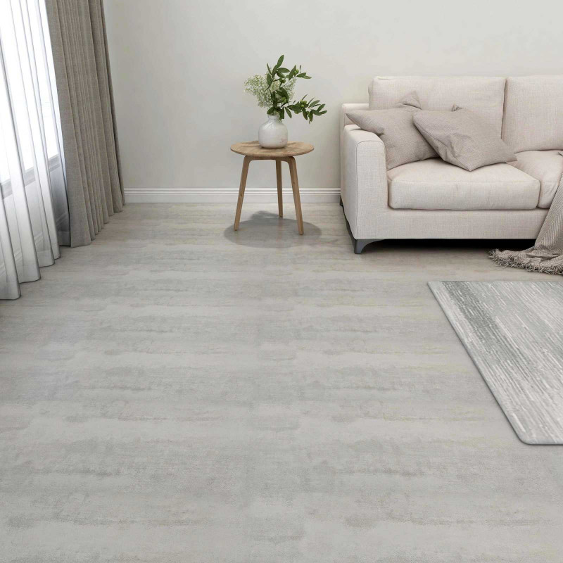 Deski podłogowe 55 pcs Jasnoszary 5,11 m² PVC