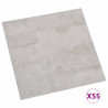 Deski podłogowe 55 pcs Jasnoszary 5,11 m² PVC