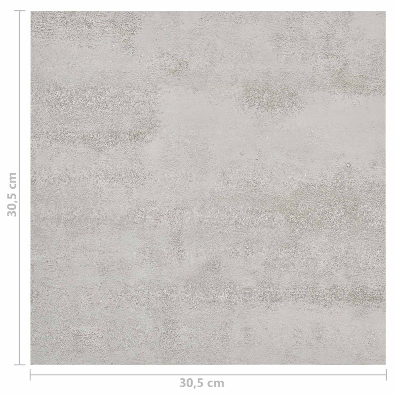 Deski podłogowe 55 pcs Jasnoszary 5,11 m² PVC