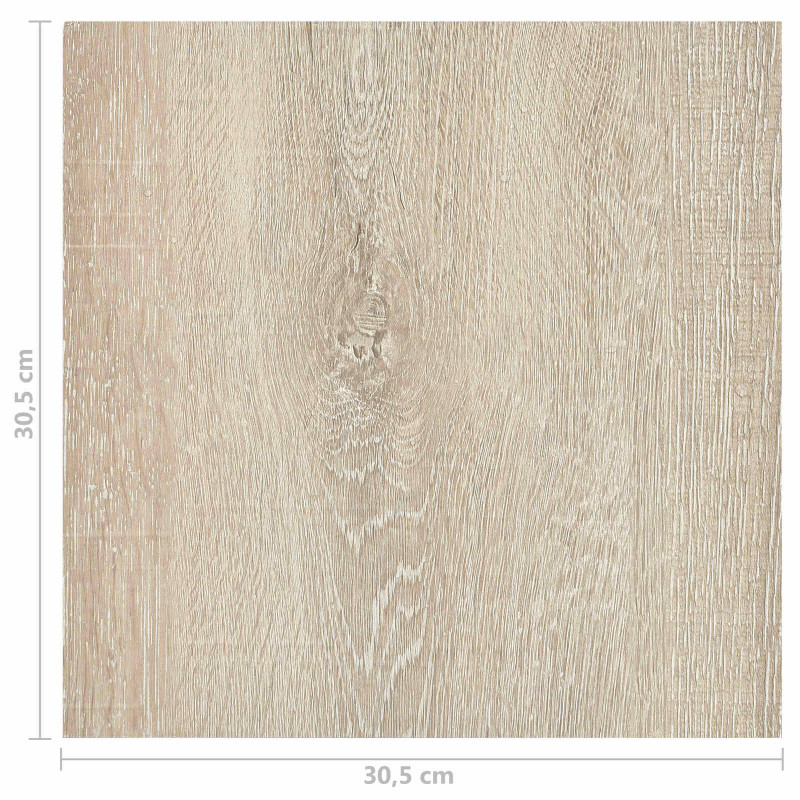 Deski podłogowe 55 pcs Beżowy 5,11 m² PVC