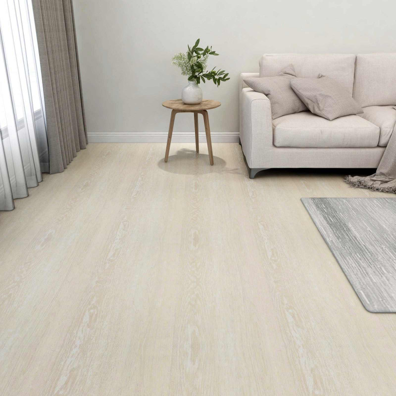 Deski podłogowe 55 pcs Beżowy 5,11 m² PVC