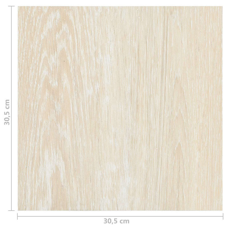 Deski podłogowe 55 pcs Beżowy 5,11 m² PVC