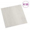Deski podłogowe 55 pcs Beżowy 5,11 m² PVC
