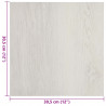 Deski podłogowe 55 pcs Beżowy 5,11 m² PVC