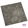 Deski podłogowe 55 pcs Szary 5,11 m² PVC