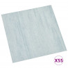 Deski podłogowe 55 pcs Zielony 5,11 m² PVC