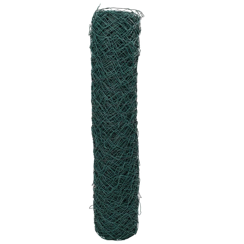 Ogrodzenie łańcuchowe Zielony 2 x 10 m Stal