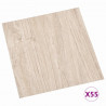 Deski podłogowe 55 pcs Jasny Brąz 5,11 m² PVC