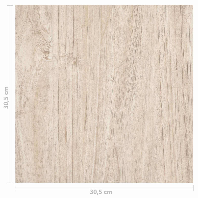 Deski podłogowe 55 pcs Jasny Brąz 5,11 m² PVC