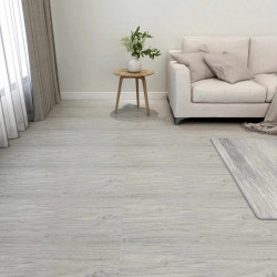 Deski podłogowe 55 pcs Jasnoszary 5,11 m² PVC