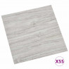 Deski podłogowe 55 pcs Jasnoszary 5,11 m² PVC