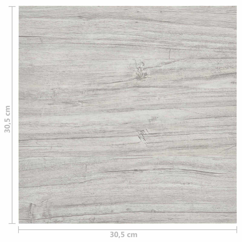 Deski podłogowe 55 pcs Jasnoszary 5,11 m² PVC