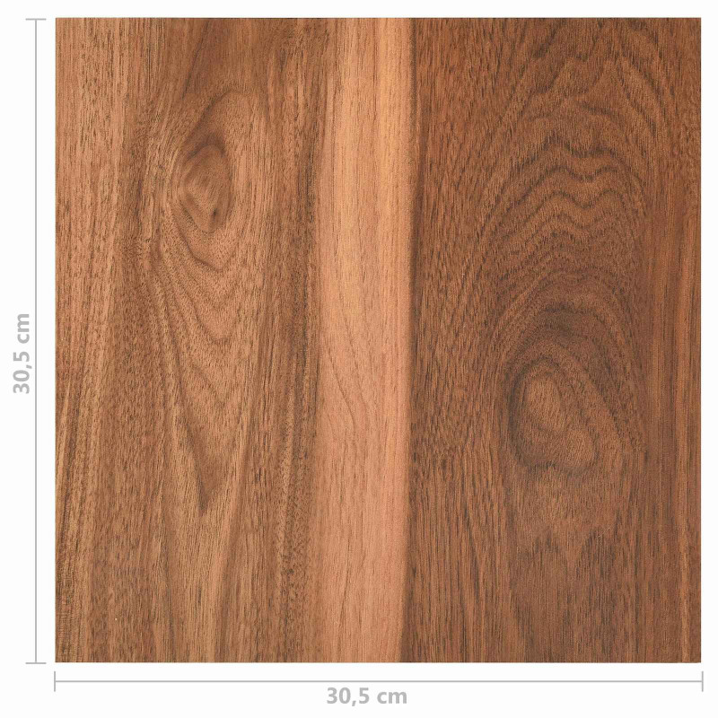 Deski podłogowe 55 pcs Brązowy 5,11 m² PVC