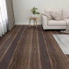 Deski podłogowe 55 pcs Ciemny brąz 5,11 m² PVC