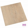 Deski podłogowe 55 pcs Brązowy 5,11 m² PVC