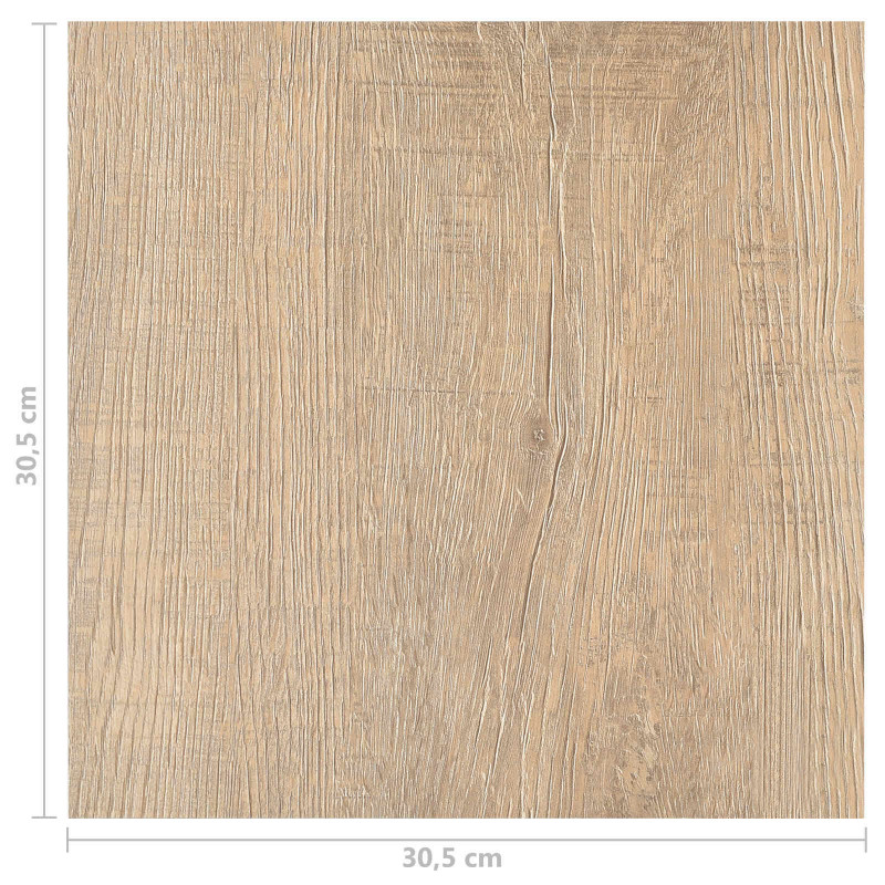 Deski podłogowe 55 pcs Brązowy 5,11 m² PVC