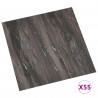 Deski podłogowe 55 pcs Ciemnoszary 5,11 m² PVC