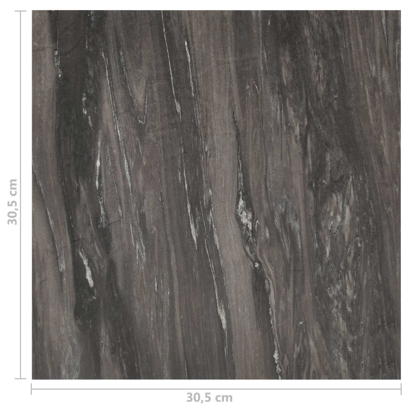 Deski podłogowe 55 pcs Ciemnoszary 5,11 m² PVC