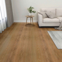 Deski podłogowe 55 pcs Brązowy 5,11 m² PVC