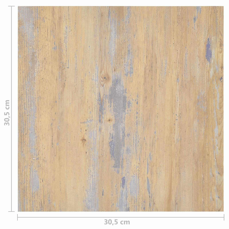 Deski podłogowe 55 pcs Brązowy 5,11 m² PVC
