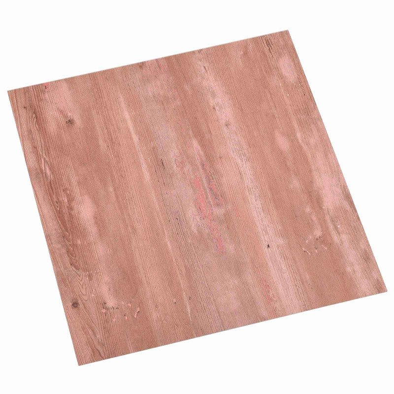 Deski podłogowe 55 pcs Czerwony 5,11 m² PVC