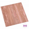 Deski podłogowe 55 pcs Czerwony 5,11 m² PVC