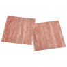 Deski podłogowe 55 pcs Czerwony 5,11 m² PVC