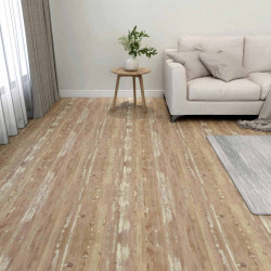 Deski podłogowe 55 pcs Brązowy 5,11 m² PVC