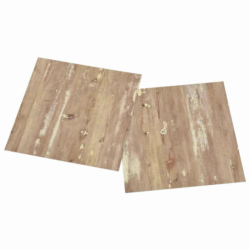 Deski podłogowe 55 pcs Brązowy 5,11 m² PVC