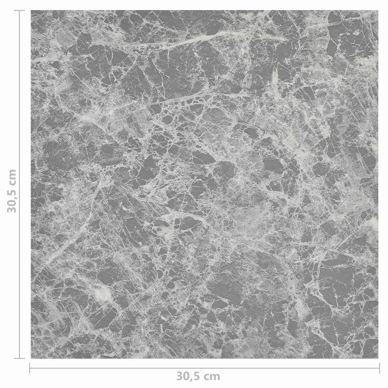 Deski podłogowe 55 pcs Betonowy Szary 5,11 m² PVC