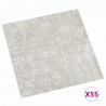 Deski podłogowe 55 pcs Jasnoszary 5,11 m² PVC