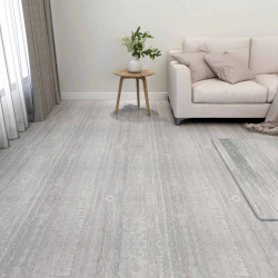 Deski podłogowe 55 pcs Szary 5,11 m² PVC