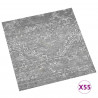 Deski podłogowe 55 pcs Betonowy Szary 5,11 m² PVC
