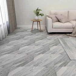 Deski podłogowe 55 pcs Szary 5,11 m² PVC